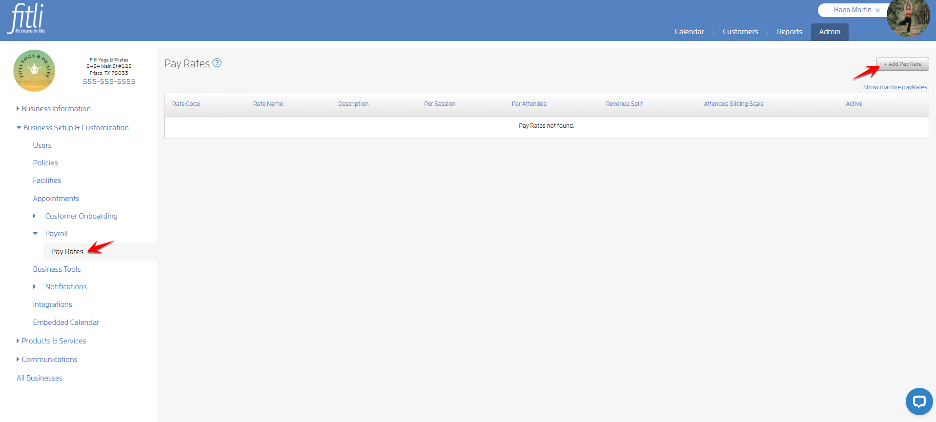 Payroll - Setup and Pay Rates — screenshot 3