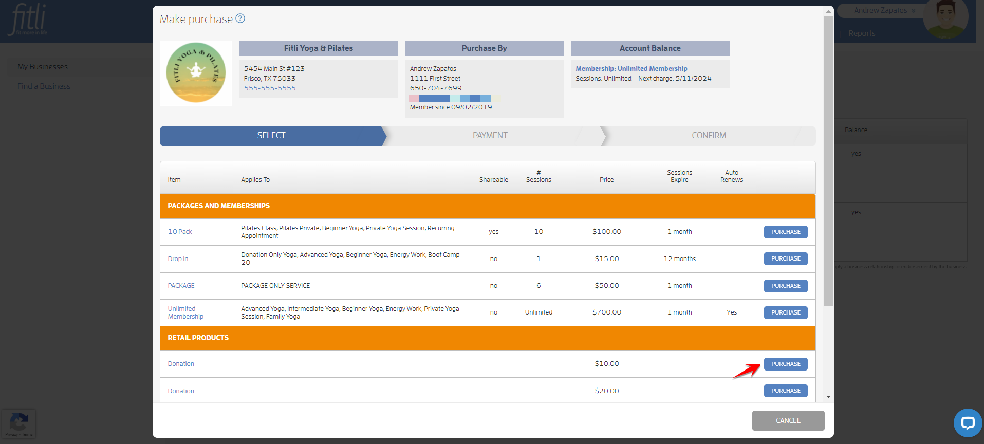 I want to donate to my business' charitable cause. How can I do this? — screenshot 2