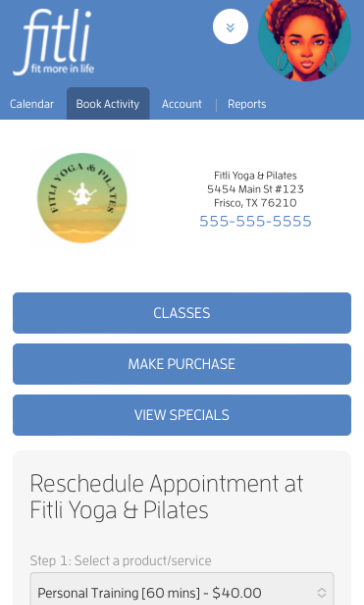 Mobile version: How to Reschedule an Appointment? — screenshot 6
