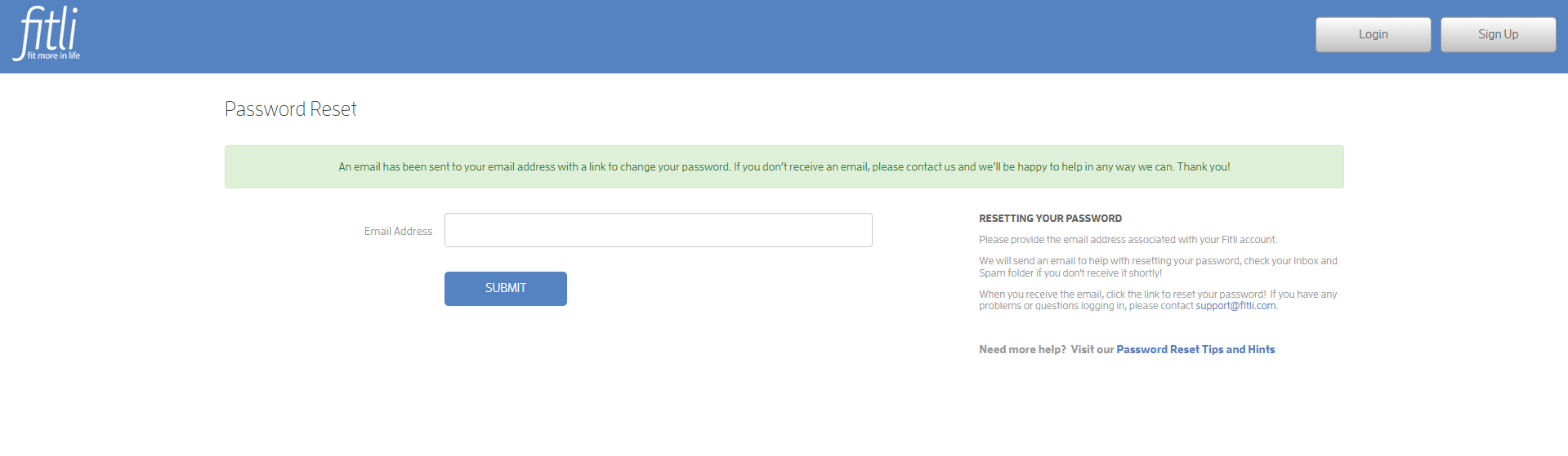 Need Help Logging Into Fitli? — screenshot 3