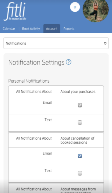 Mobile version: How can I edit my personal email/text message notifications? — screenshot 3