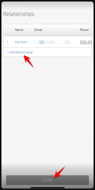 Mobile version: How to Add Relationships While Booking? — screenshot 8