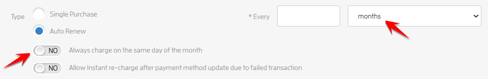 How to Make an Auto-Renewing Package Renew on the Same Day of the Month? — screenshot 1