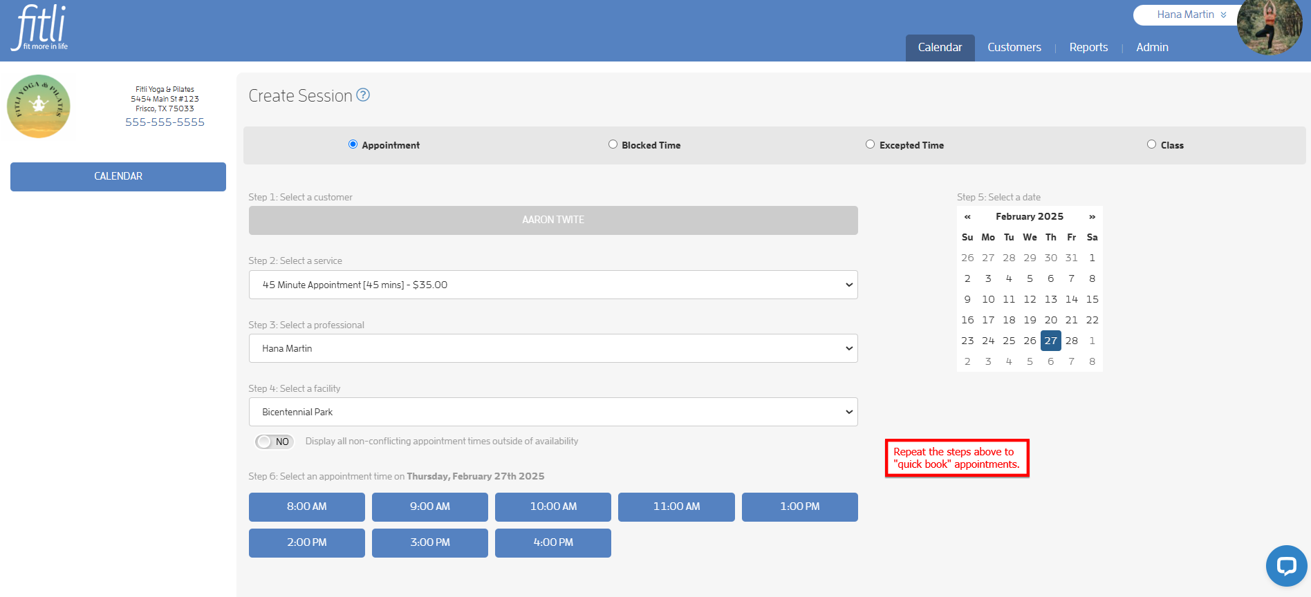 Quick Booking for Appointments or How to Book Appointments — screenshot 11