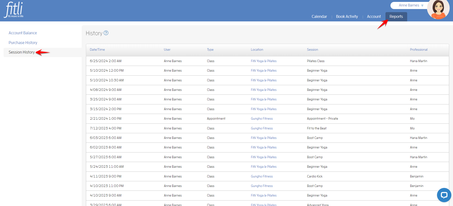 How to View Your Account History — screenshot 2