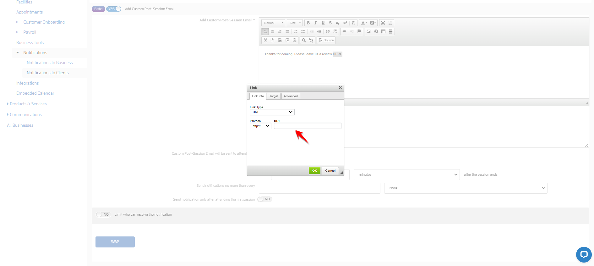 How to Add a Custom Post-Session Message? — screenshot 8