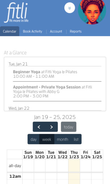 Mobile version: How to Reschedule an Appointment? — screenshot 1