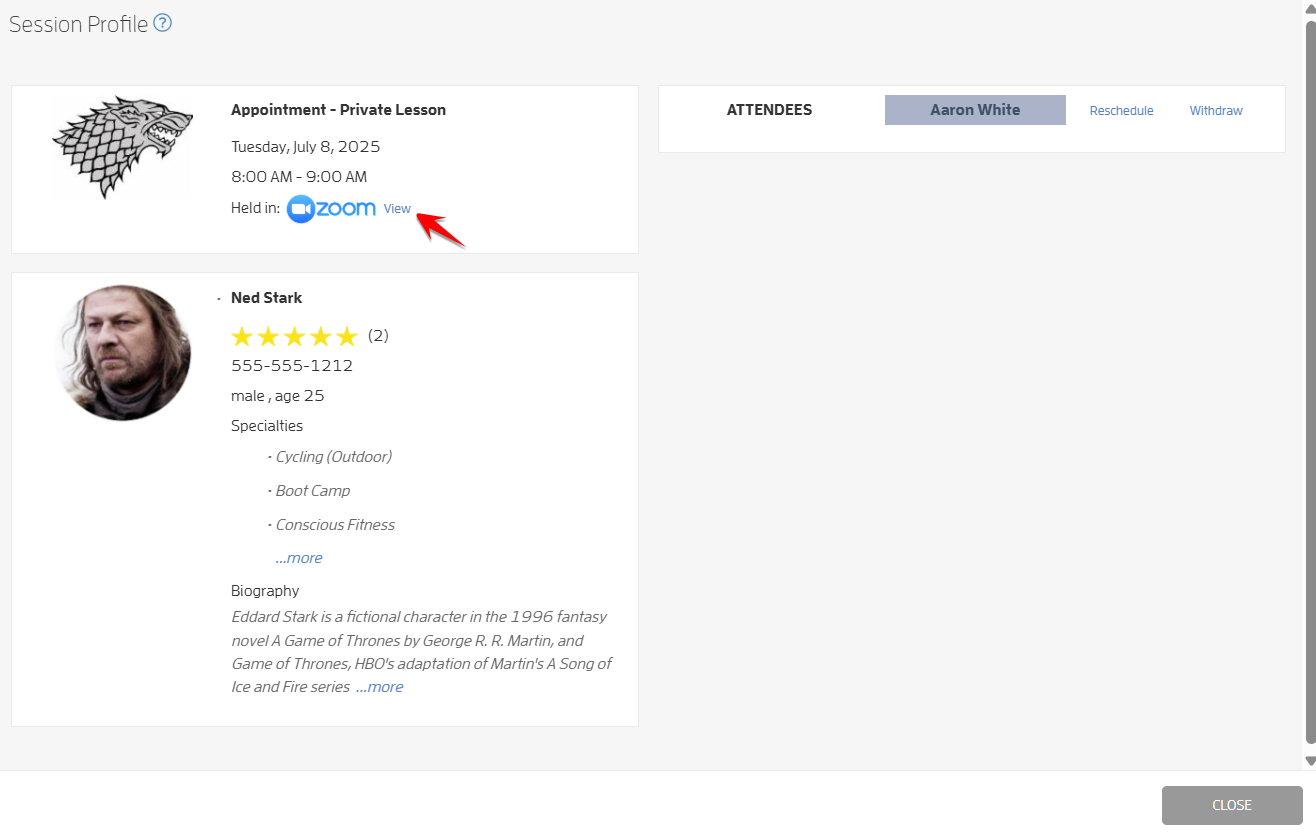 Zoom Integration for Online Classes and Appointments — screenshot 16