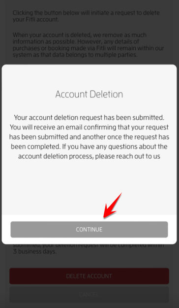 Mobile version: How to Request for Account Deletion? — screenshot 11