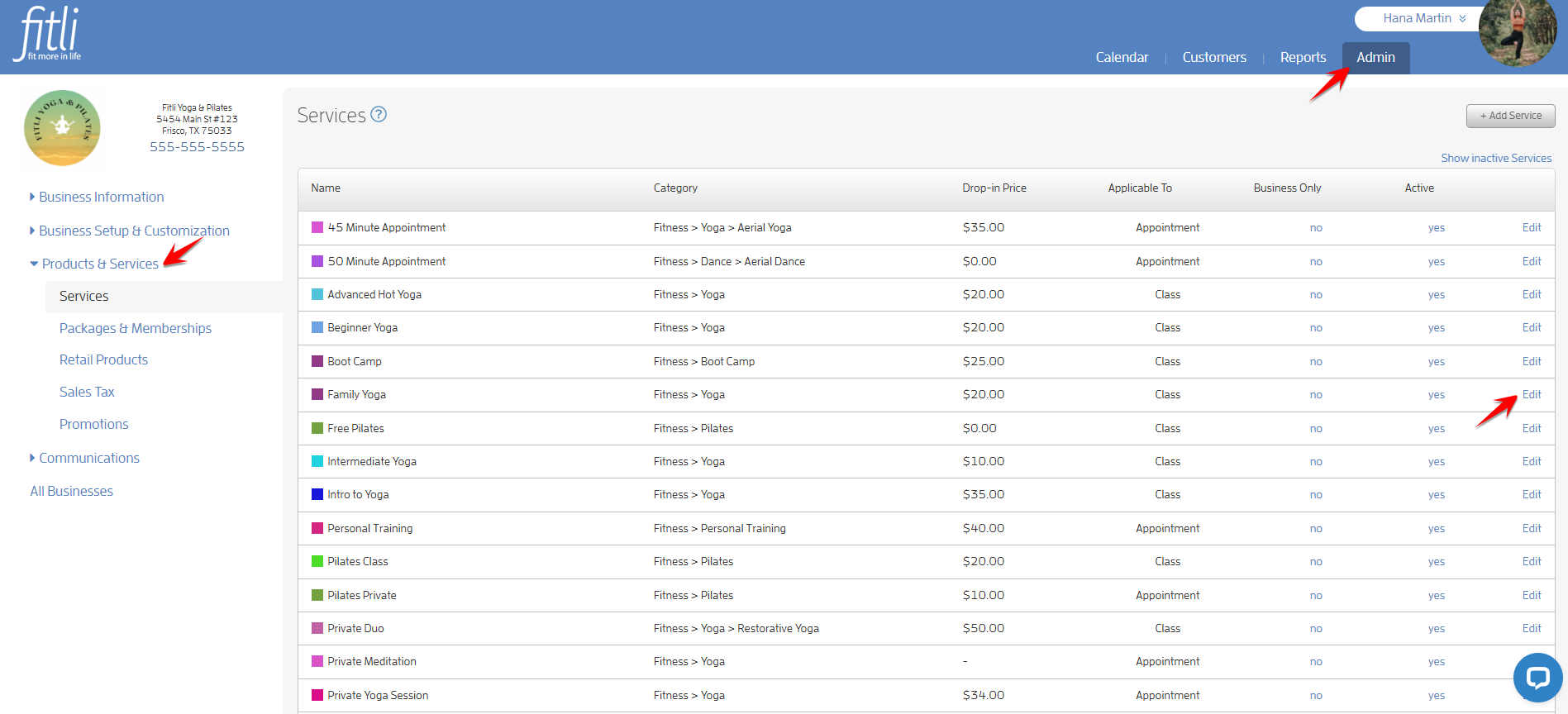 Display or Hide your Professionals' Profiles — screenshot 3