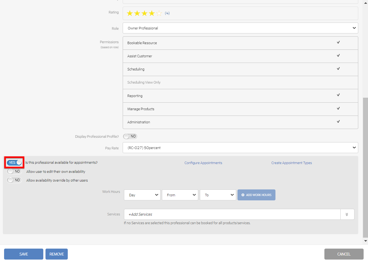How can I adjust my appointment availability? — screenshot 3
