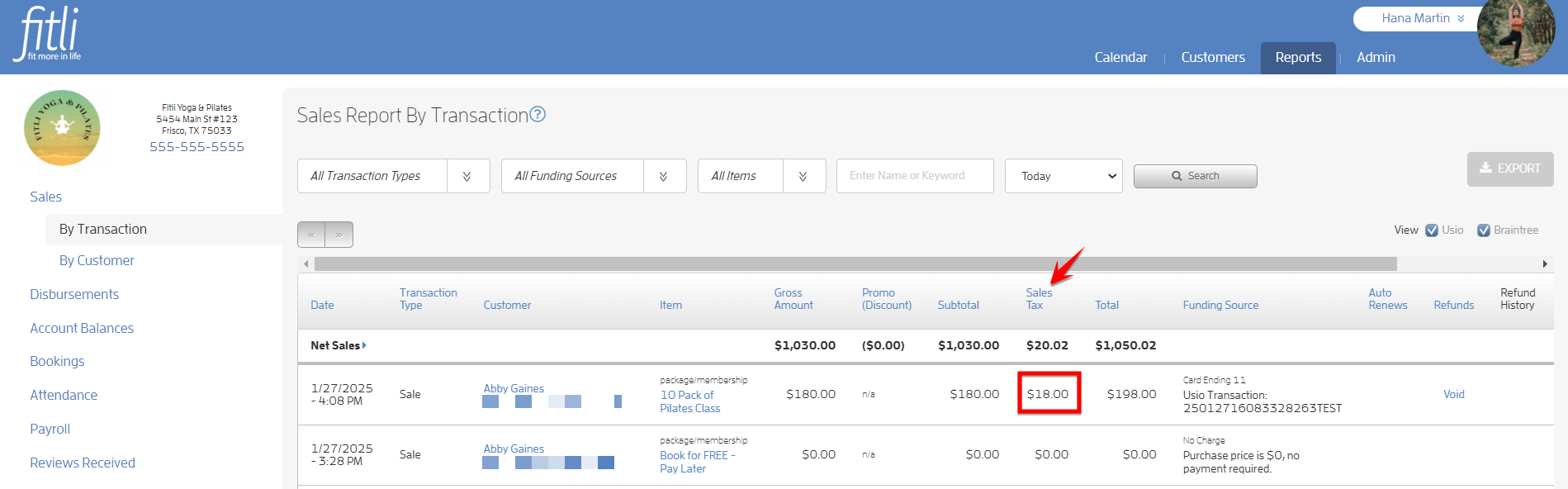 Can I add or charge Sales Tax on Services, Retail or Packages/Memberships? — screenshot 7