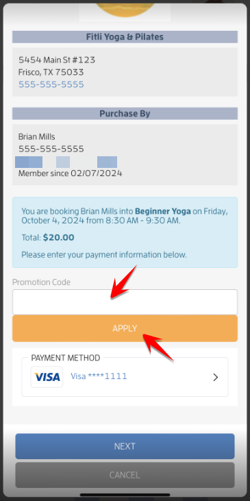 Mobile version: How to Use Promo Codes? — screenshot 9
