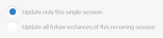 Session, Class or Appointment Profile: Things to know — screenshot 15