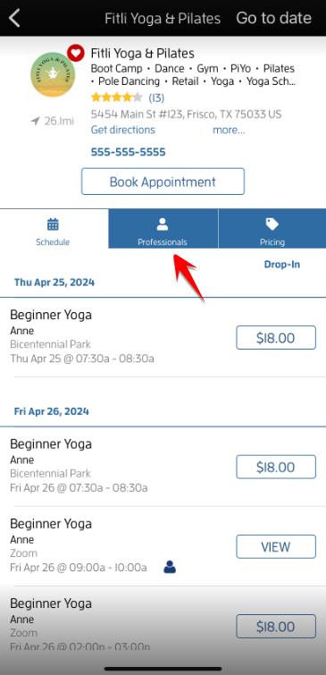 How Can I Leave a Review for a Business/Instructor? — screenshot 11