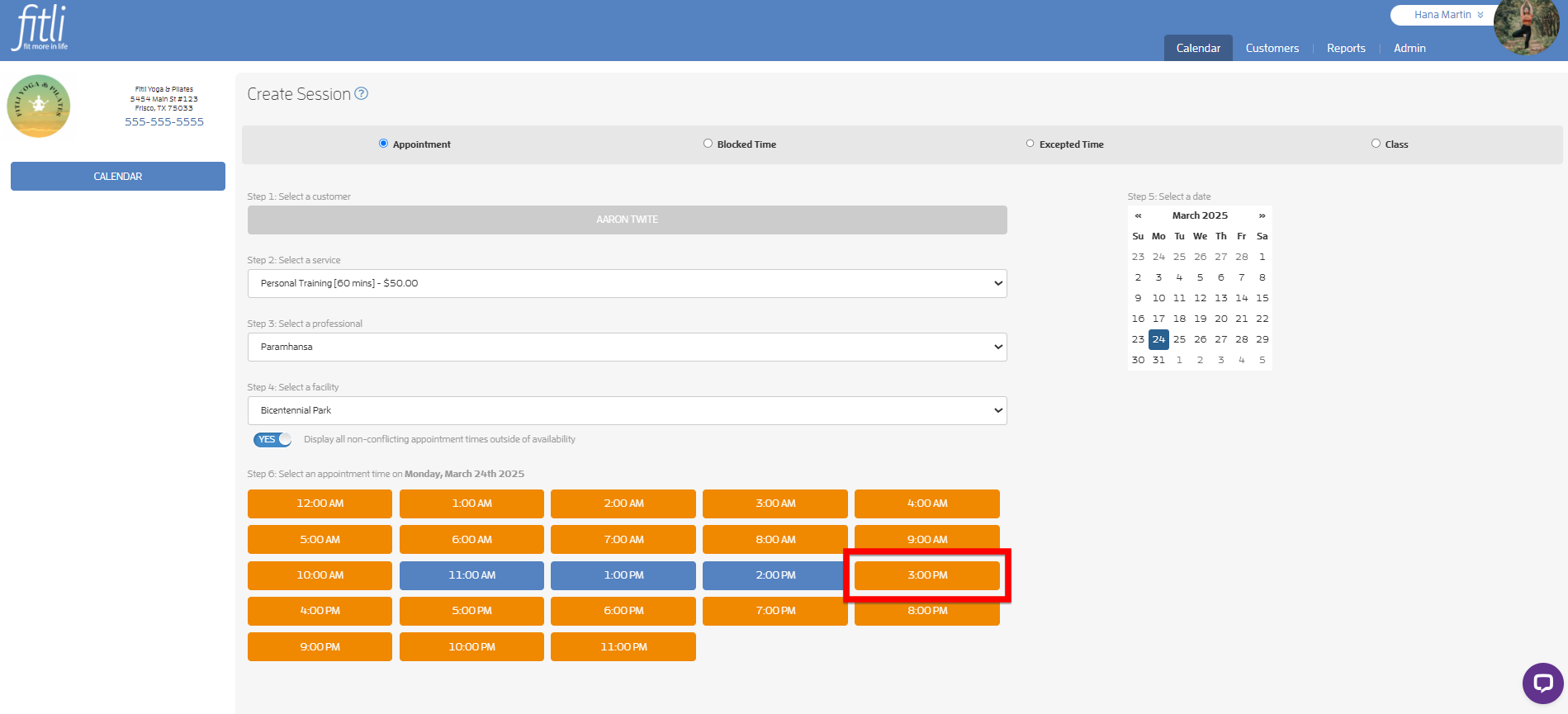How to Override Appointment Availability? — screenshot 8