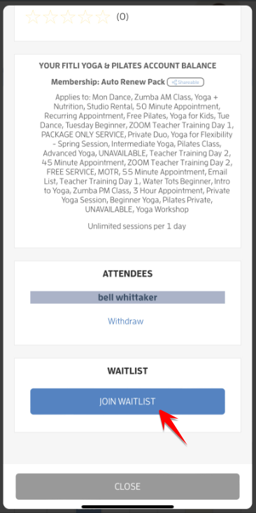 Mobile version: Client Guide - Waitlist for Relationships — screenshot 4