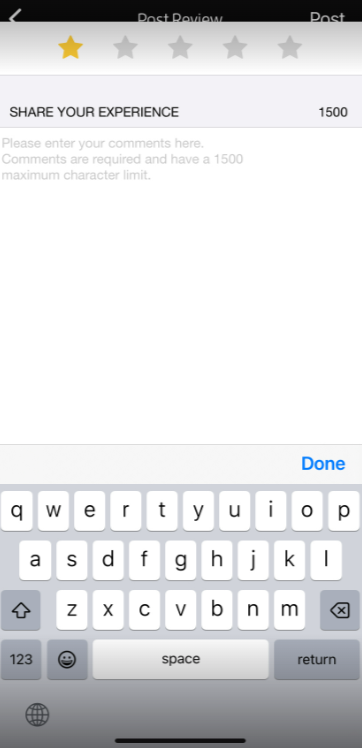 iOs App: How Can I Leave a Review for a Business/Instructor? — screenshot 9