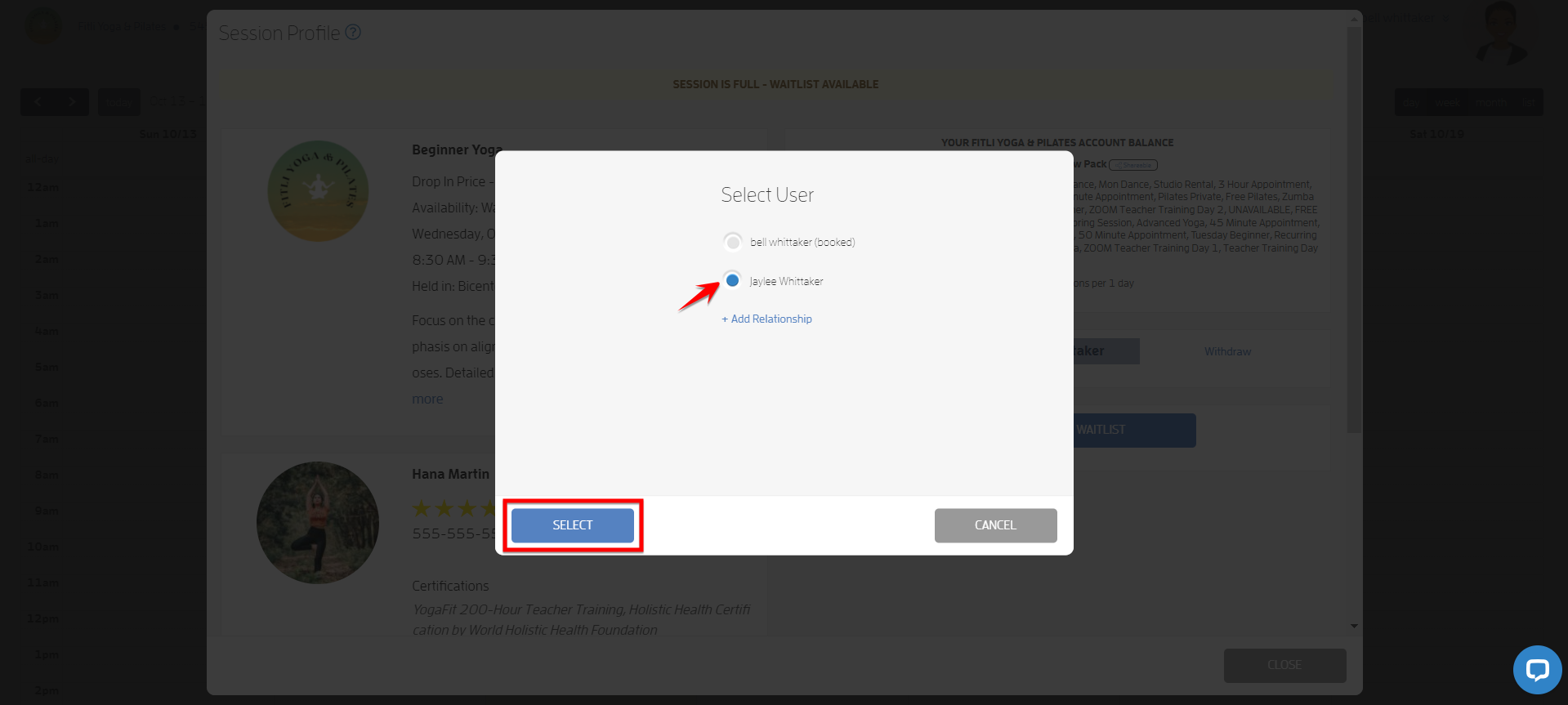 Client Guide: Waitlist for Relationships — screenshot 5