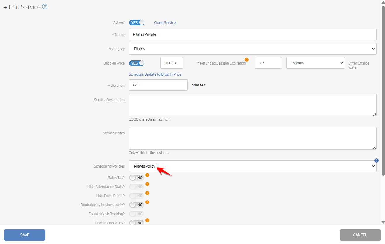 How to Set Custom Booking & Cancellation Policies by Service? — screenshot 12