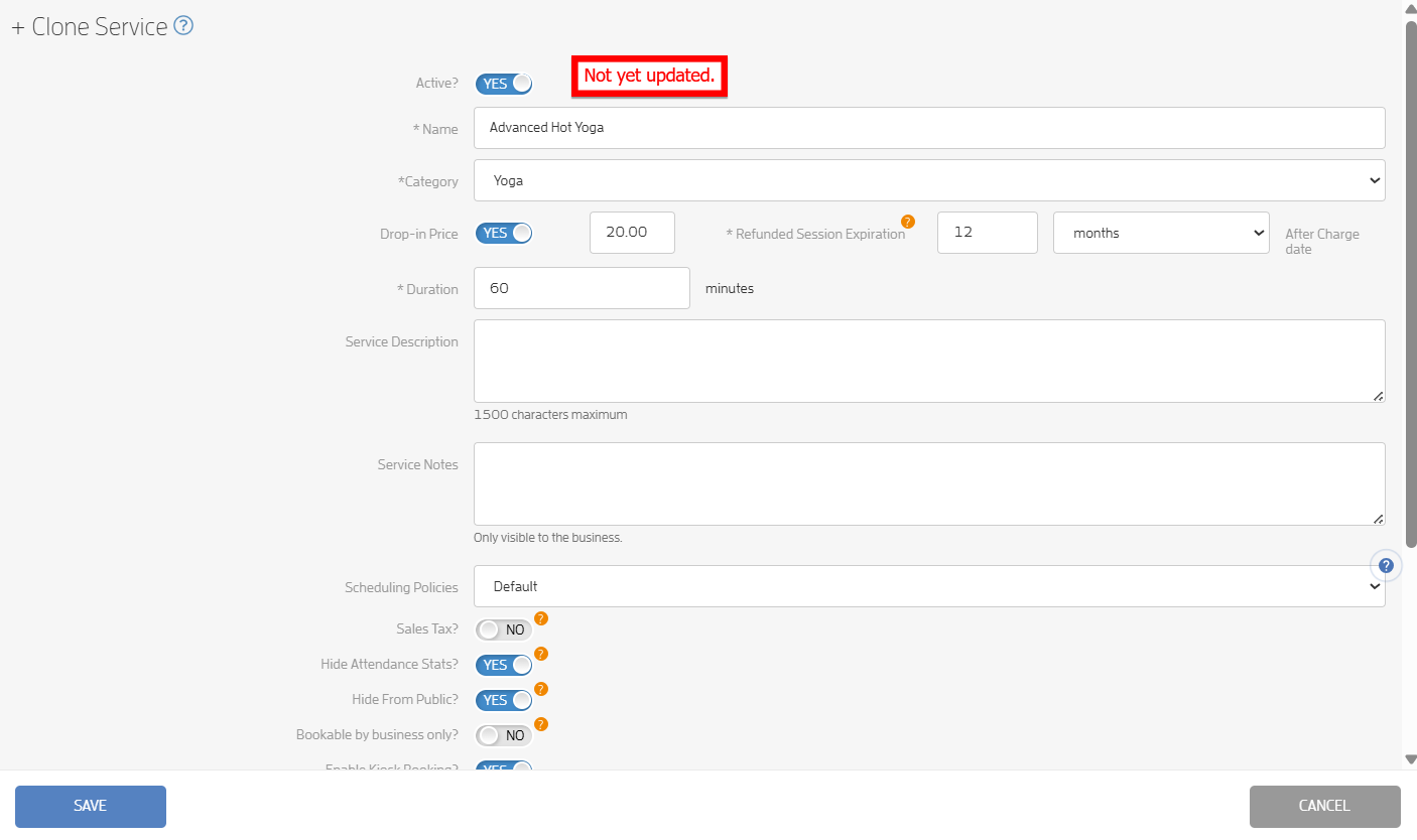 How to Clone Services? — screenshot 3
