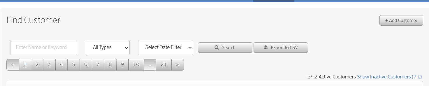 Customer Count — screenshot 1