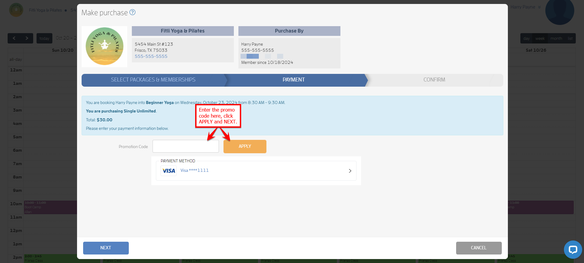 I want to sign up and book a session, now what do I do? — screenshot 18