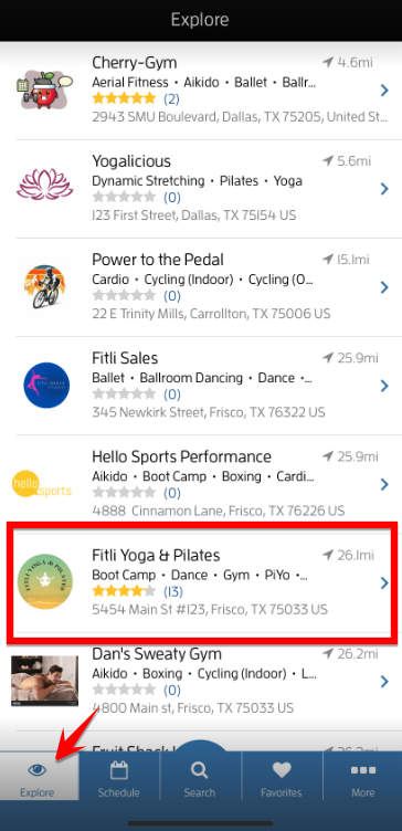 iOs App: How to contact the business? — screenshot 9