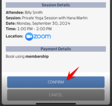 Mobile version: Relationships - Appointment Bookings! (Client Guide) — screenshot 7