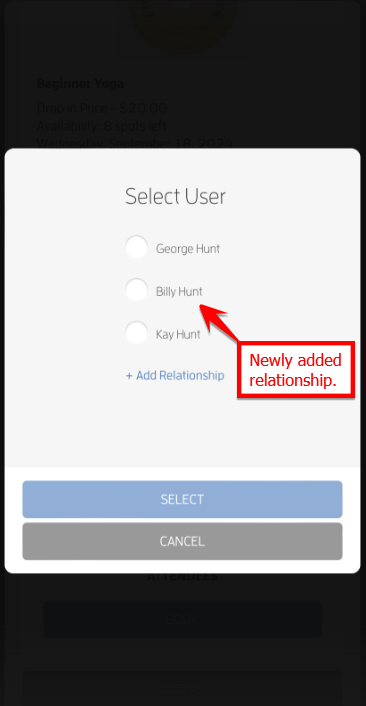 Mobile version: How to Add Relationships While Booking? — screenshot 11