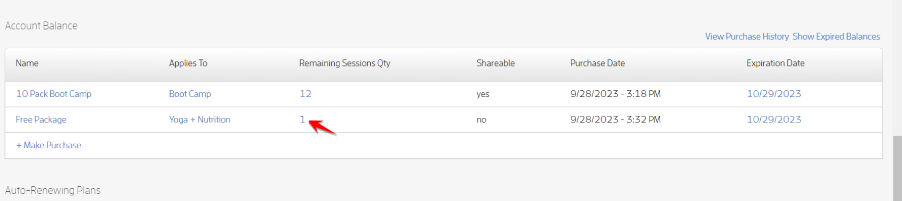 How to provide a customer with a complimentary Service or Package? — screenshot 10