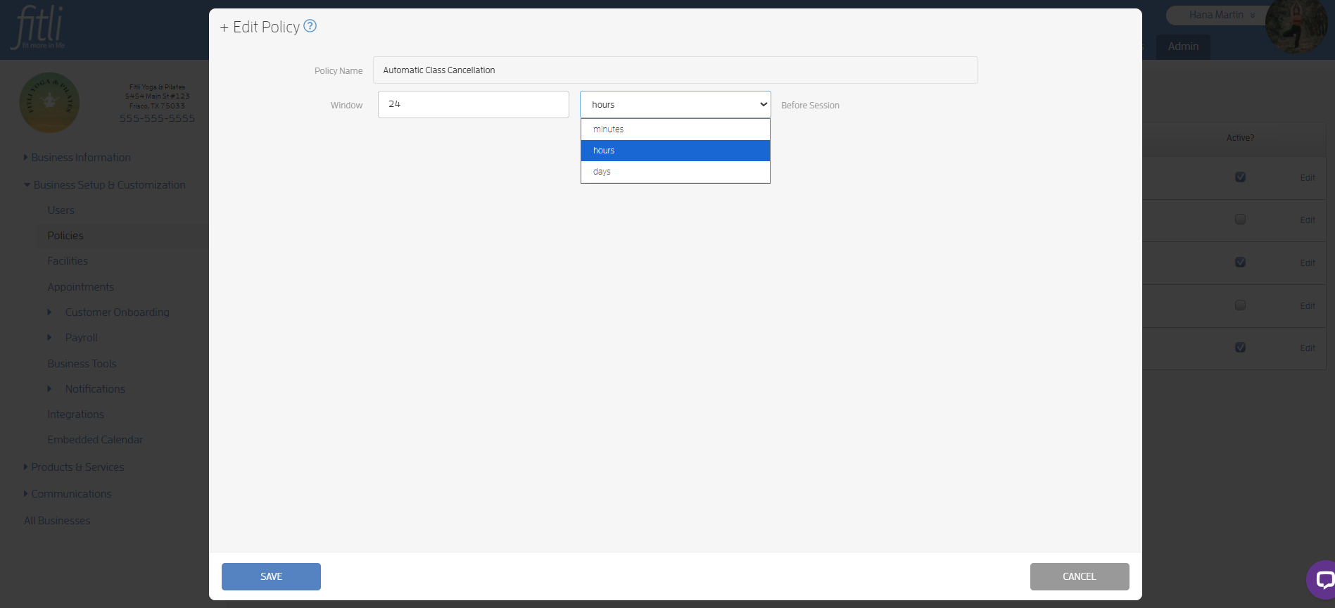 How to Set Up Auto-Cancellation Timing for Unbooked Classes? — screenshot 5
