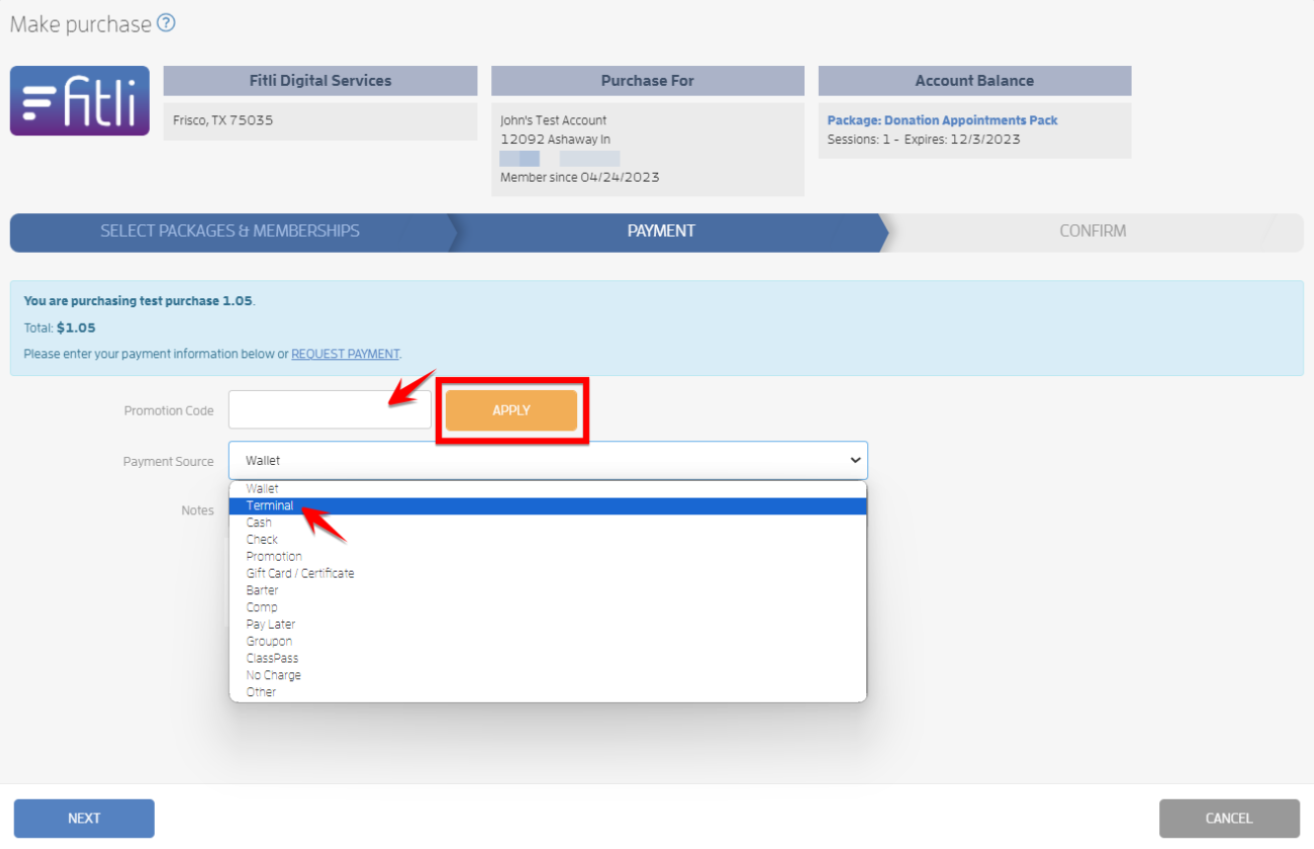 How to Process a Terminal Transaction? — screenshot 6