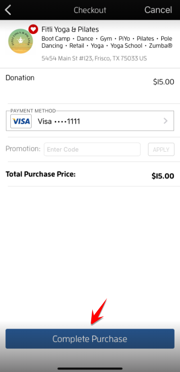iOs App: I want to donate to my business' charitable cause. How can I do this? — screenshot 8