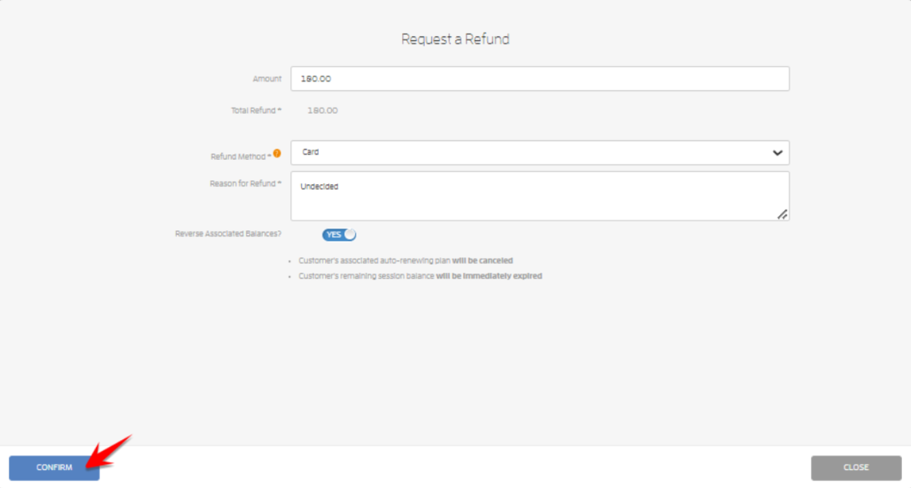 USIO: Client Refunds and Voids — screenshot 5