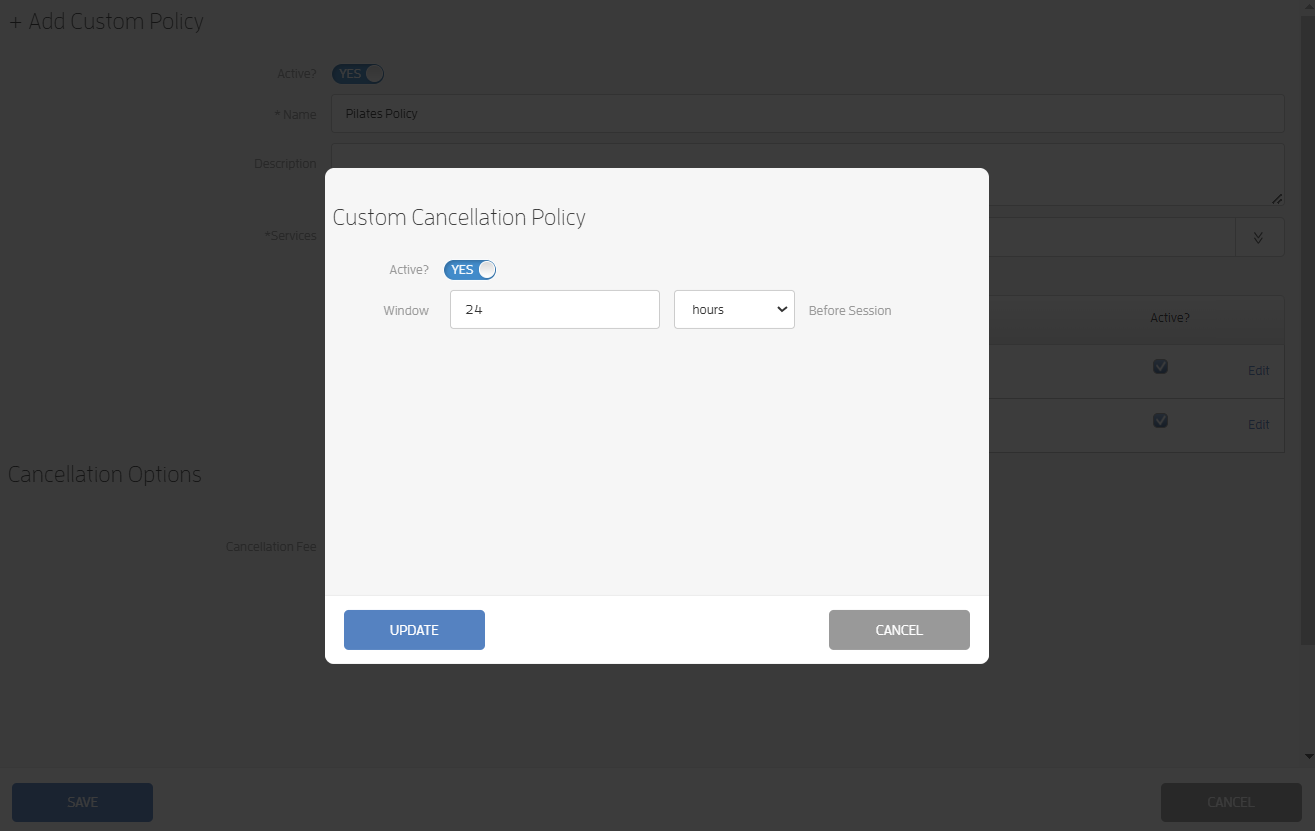 How to Set Custom Booking & Cancellation Policies by Service? — screenshot 7