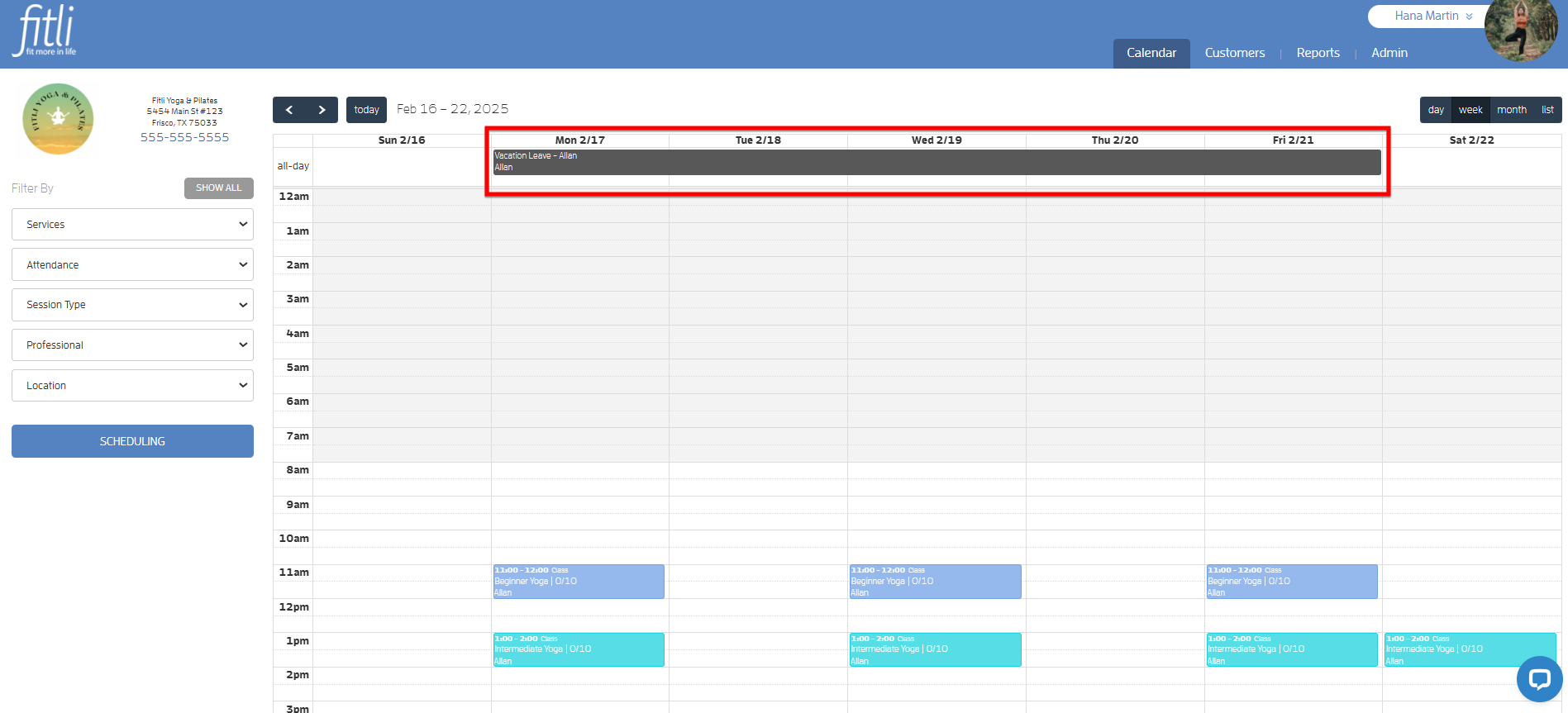 How do I create a 'blocked time' event on my calendar? I want to be unavailable for a certain period — screenshot 7