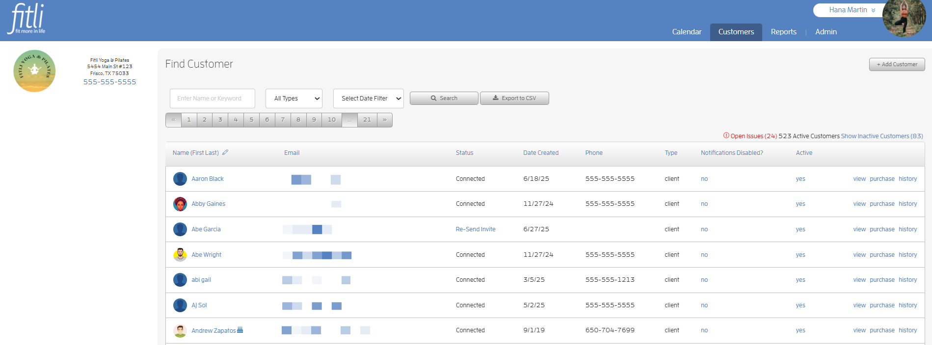 Can I resend an invitation to a customer? — screenshot 1