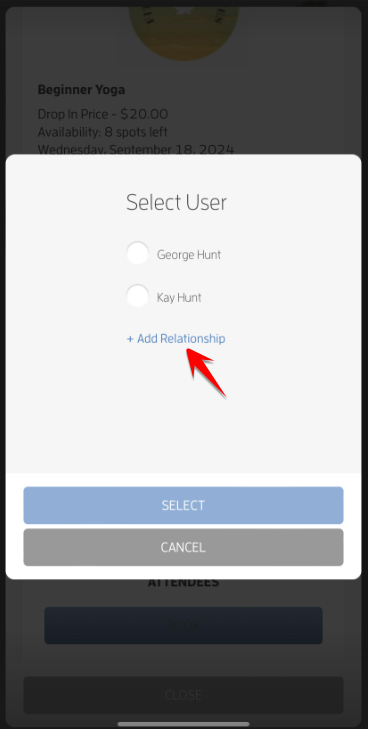 Mobile version: How to Add Relationships While Booking? — screenshot 10