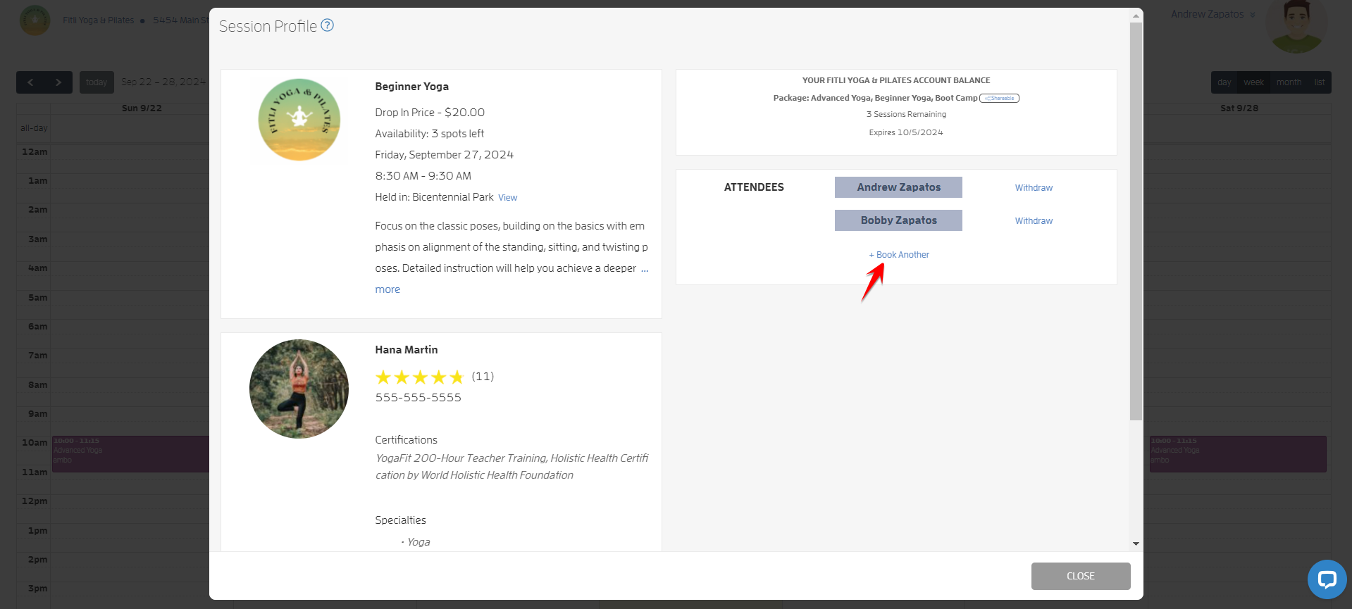 Relationships - Client Bookings! — screenshot 6