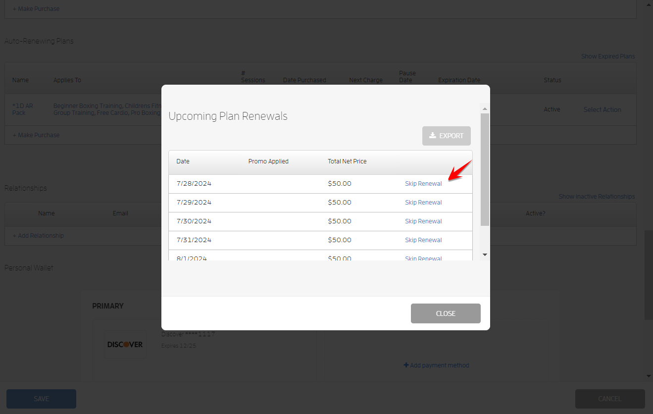 How to Skip Renewals for Auto-Renewing Memberships? — screenshot 3