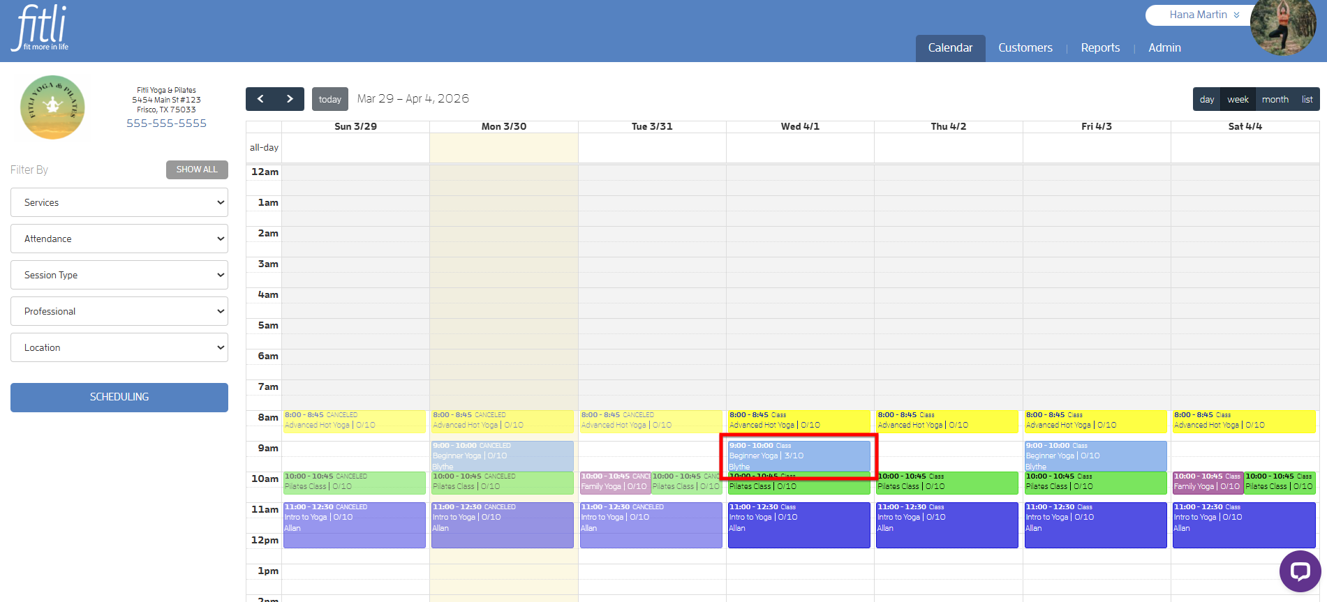 How to Add a Custom Message During Session Cancellation? — screenshot 1