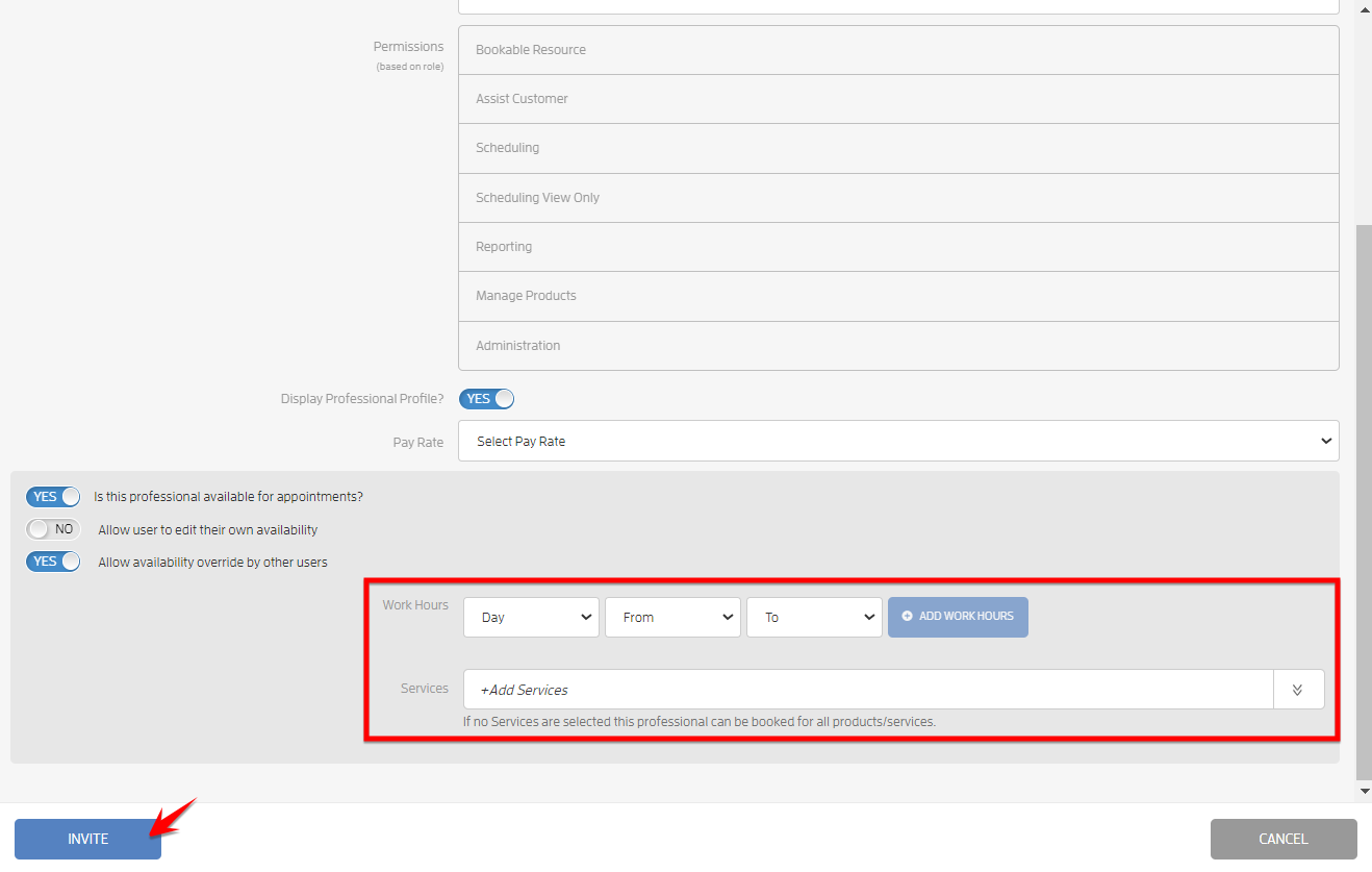 How to Override Appointment Availability? — screenshot 13