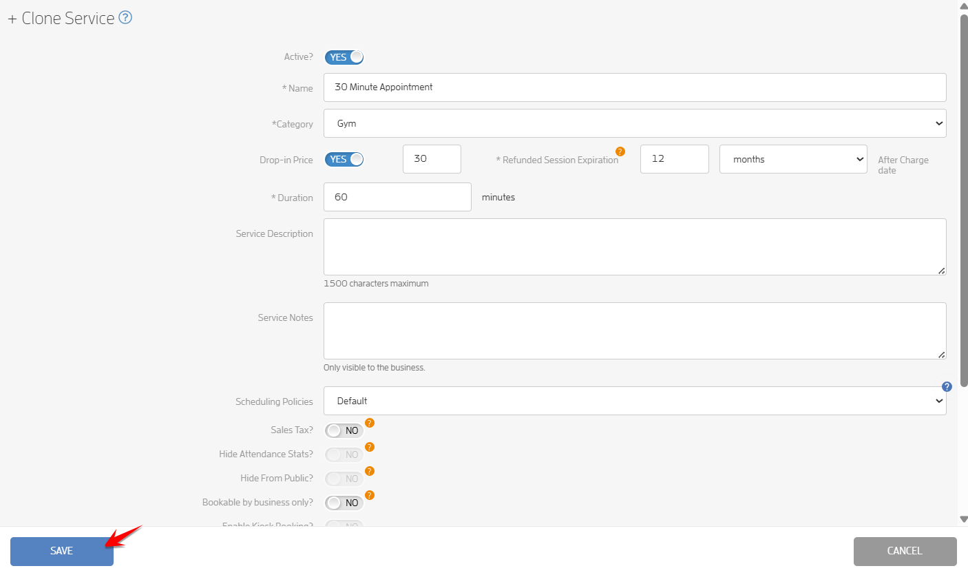 How to Clone Services? — screenshot 17