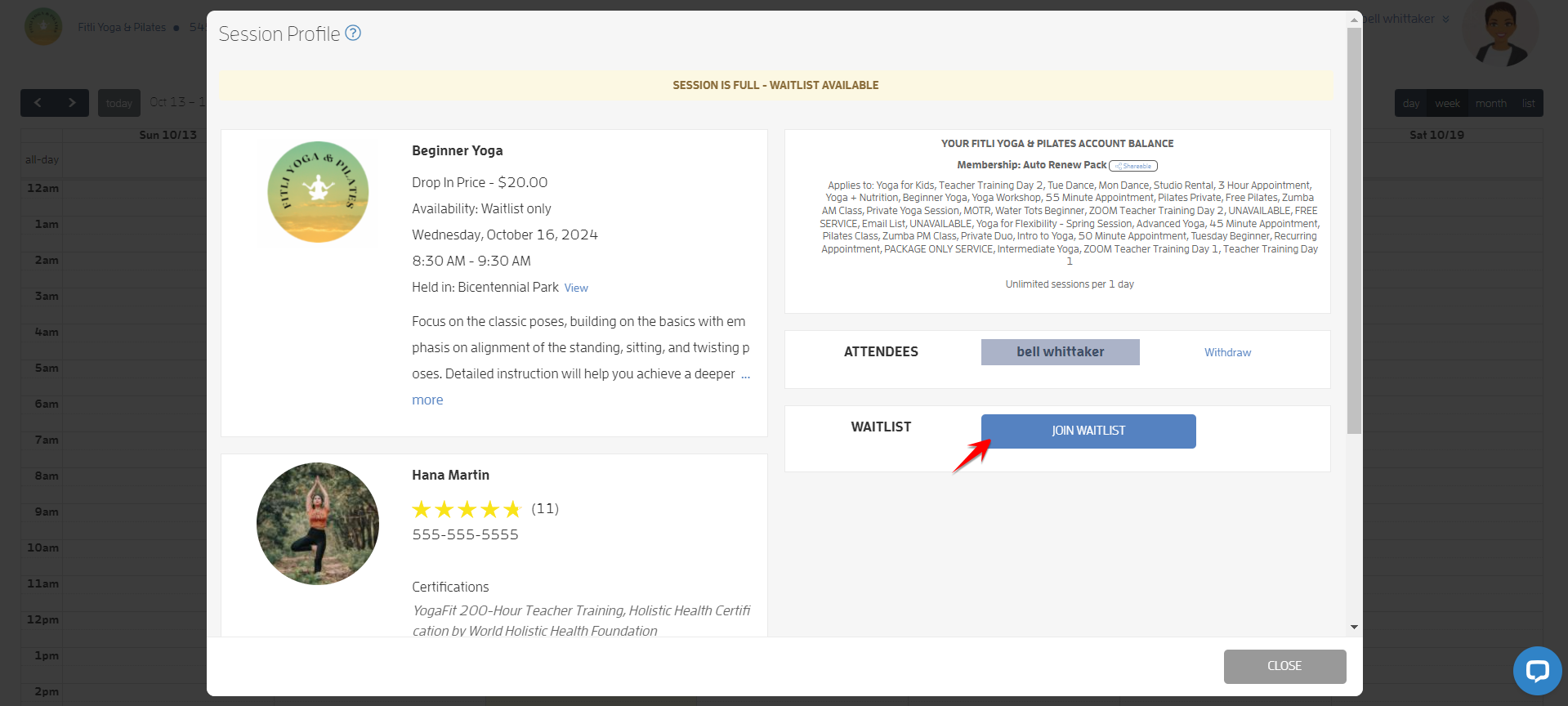 Client Guide: Waitlist for Relationships — screenshot 3