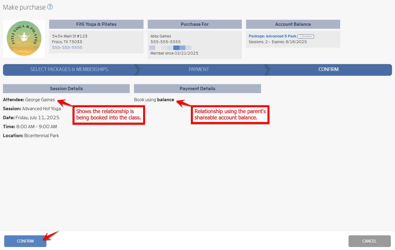 Relationships - Getting Started Guide (Step 5 - Book your Client or their Relationships) — screenshot 7