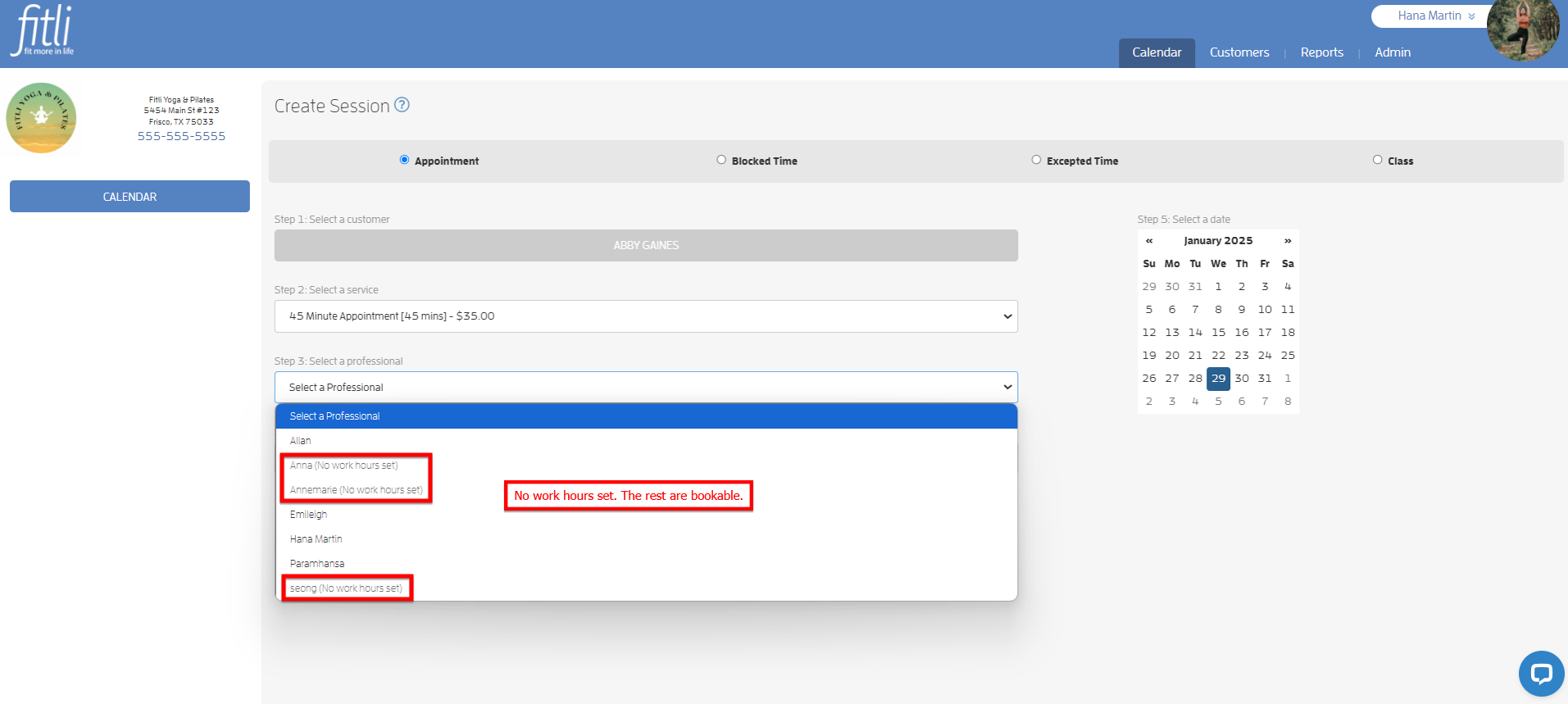 Appointment Booking: Default Professional — screenshot 10