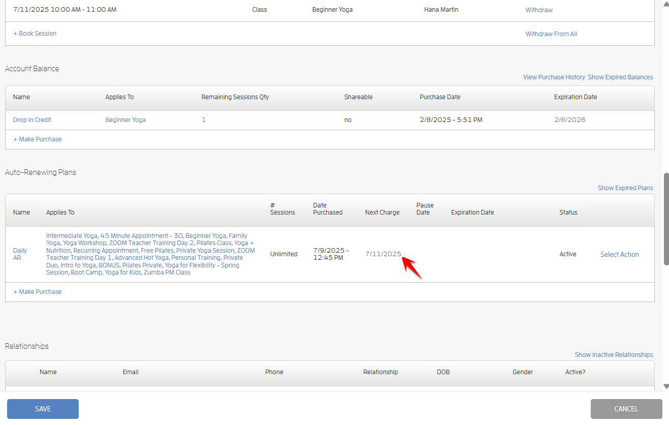 Handling Failing Client Auto-Renewing Memberships (Business Guide) — screenshot 14