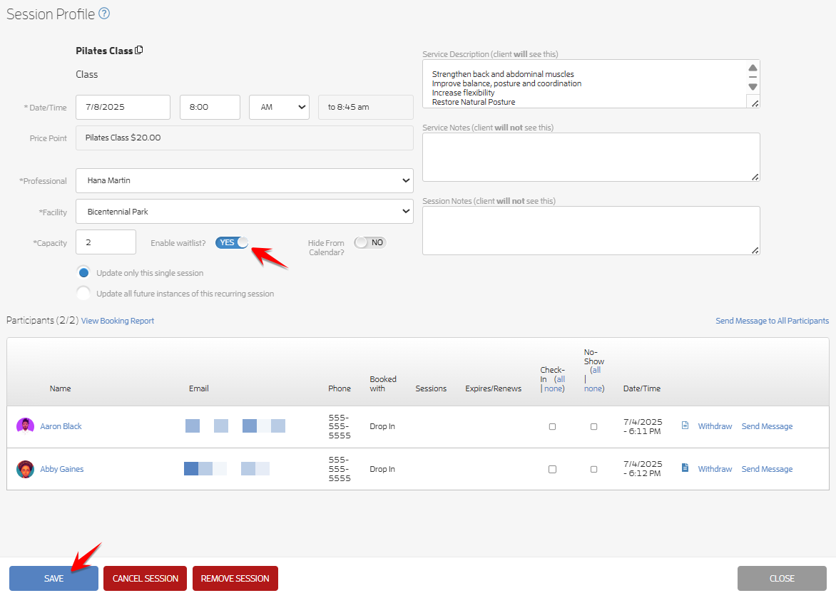 Business Guide: Waitlist for Relationships — screenshot 3