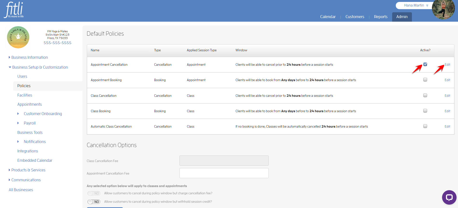 How to set up booking and cancellation policies for your business? — screenshot 4